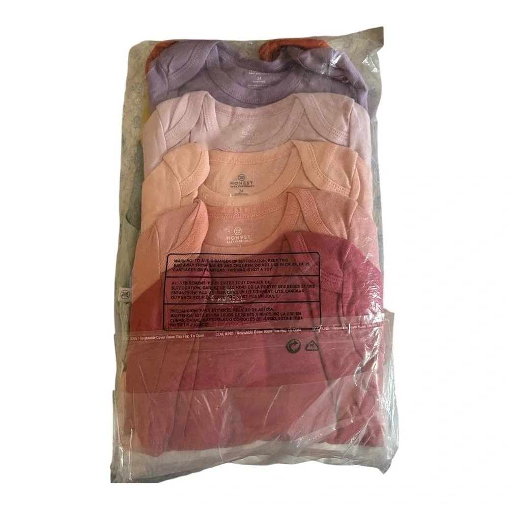 Honest Company 10 Pack Organic Onesies - Picture 2 of 2